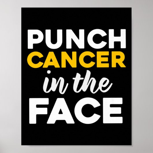 Poster Punch (Enfance) Cancer dans la conscience faciale (Devant)