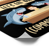 Poster Punctuation Sauve Des Vies Requin - Mangeons Bob D (Coin)