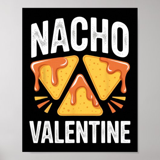 Poster Punition de Nacho drôle de la Saint-Valentin Nourr (Devant)