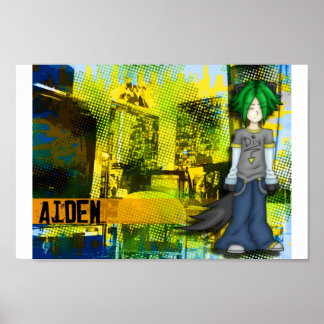 Poster Punk Neko Aiden Wallpaper