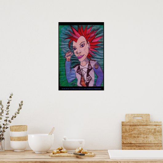 Poster "Punk Rock" (Cuisine)
