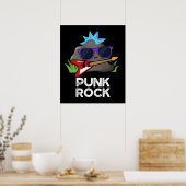 Poster Punk Rock Funny Music Pun Dark BG (Cuisine)