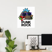 Poster Punk Rock Musique Drôle Pun (Bureau à domicile)