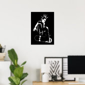 Poster punk skateboard (Bureau à domicile)