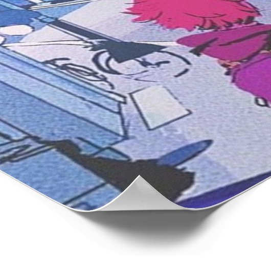 Poster Punks de rue d'Osaka (Coin)