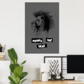 Poster punks non morts (Bureau à domicile)