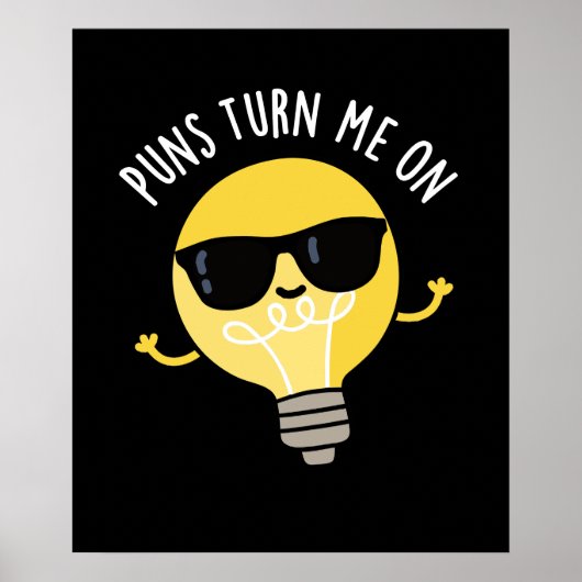 Poster Puns Allumez-Moi Sur Amusante Puce Publique Pun Da (Devant)