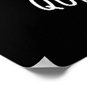 Poster Puns Animaux Quack Me Up Funny Pun Canard Dark BG (Coin)