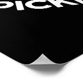 Poster Puns de nourriture Picker Mon Fancy Amusante Pun d (Coin)