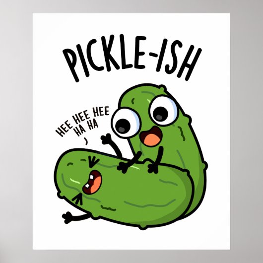 Poster Puns de Pickle drôles et chatouilleux (Devant)