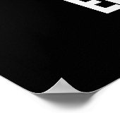 Poster Puns Emuse Me Drôle Emu Pun Dark BG (Coin)