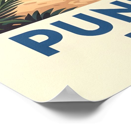 Poster Punta cana beach paradis (Coin)