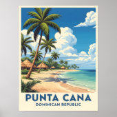 Poster Punta cana beach paradis (Devant)
