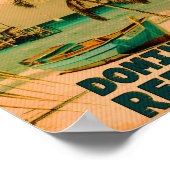 Poster Punta Cana Dominican Palm Tree Beach Vintage (Coin)