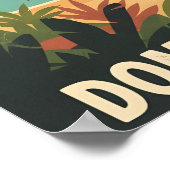 Poster Punta Cana Dominican Republic Tropical Sunset  (Coin)