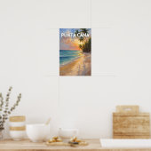 Poster Punta Cana Travel Art (Cuisine)