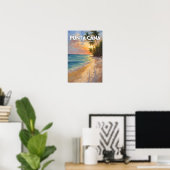 Poster Punta Cana Travel Art (Bureau à domicile)