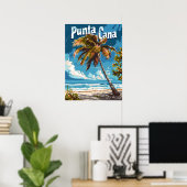Poster Punta Cana Vintage (Bureau à domicile)
