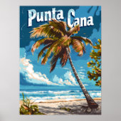 Poster Punta Cana Vintage (Devant)
