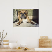 Poster Pup de boxe anglaise (Cuisine)