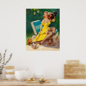 Poster Pupies vers le haut (Cuisine)