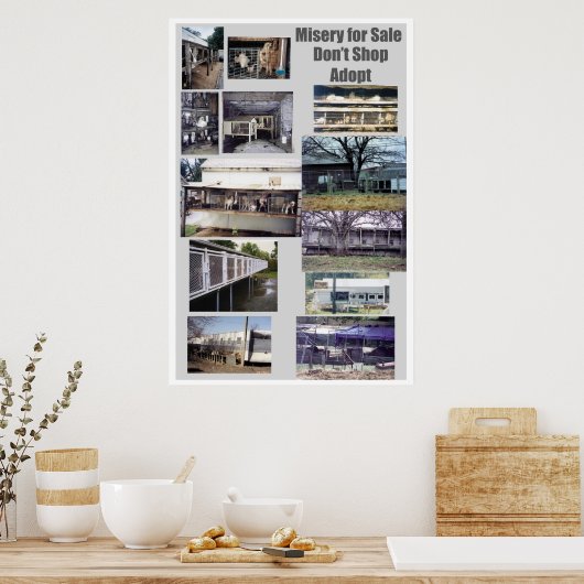 Poster Puppy Mills brasse l'affiche Misery (Cuisine)