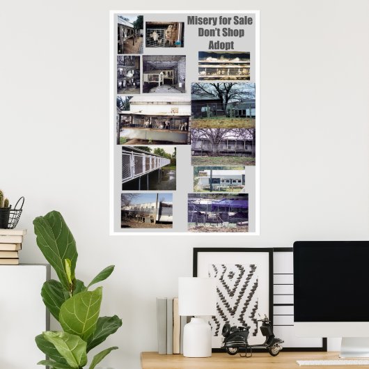 Poster Puppy Mills brasse l'affiche Misery (Bureau à domicile)