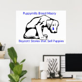 Poster Puppy Mills brasse l'affiche Misery (Bureau à domicile)