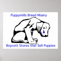 Puppy Mills brasse l'affiche Misery