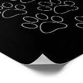 Poster Puppy Paws Chien Prints Papa Pup Maman Bon Garçon  (Coin)