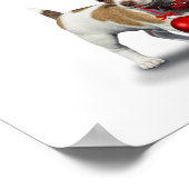 Poster Puppy with christmas a et balle (Coin)