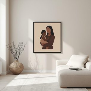 Poster Pure Connection – Art de la maternité moderne