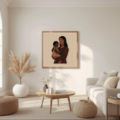 Poster Pure Connection – Art de la maternité moderne