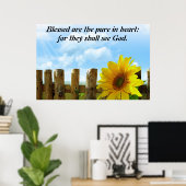 Poster Pure dans le coeur (Bureau à domicile)