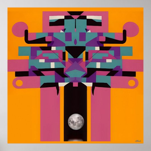 Poster Pure Demure - Ken Gage Surreal Art (Devant)