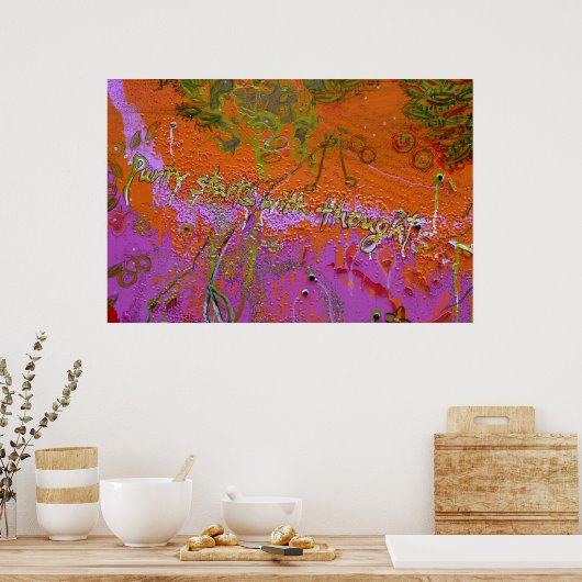 Poster "Pureté" (Cuisine)