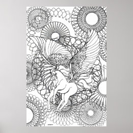 Poster Pureté de Pégase