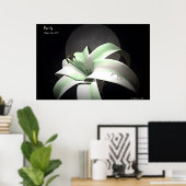 Poster Pureté (Lily spatiale no 9) (Bureau à domicile)