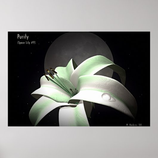 Poster Pureté (Lily spatiale no 9) (Devant)