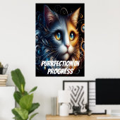 Poster Purfection en cours (Bureau à domicile)
