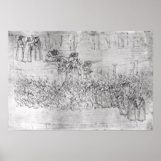 Poster Purgatoire, de la comédie divine de Dante (Devant)