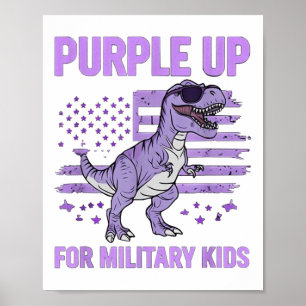Poster Purge Pour Enfants Militaires Drapeau Militaire En