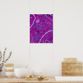 Poster Purple Abstrait Dreamscape (Cuisine)