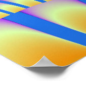 Poster Purple and Blue Melt (Coin)