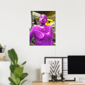 Poster Purple Art Moderne Sculpture Orchard Road (Bureau à domicile)