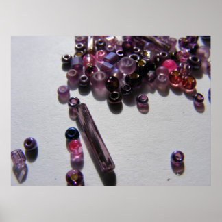 Poster Purple Beads 1