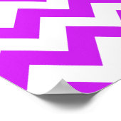 Poster Purple Bold Chevron (Coin)