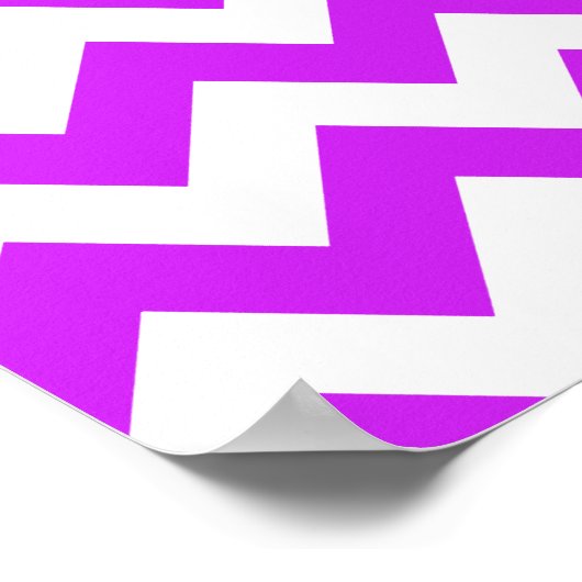 Poster Purple Bold Chevron (Coin)