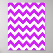 Poster Purple Bold Chevron (Devant)