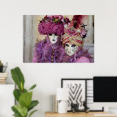 Poster Purple Carnival costume, Venice (Bureau à domicile)